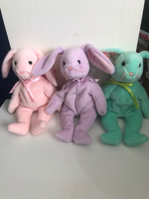 hippity hoppity and floppity beanie babies