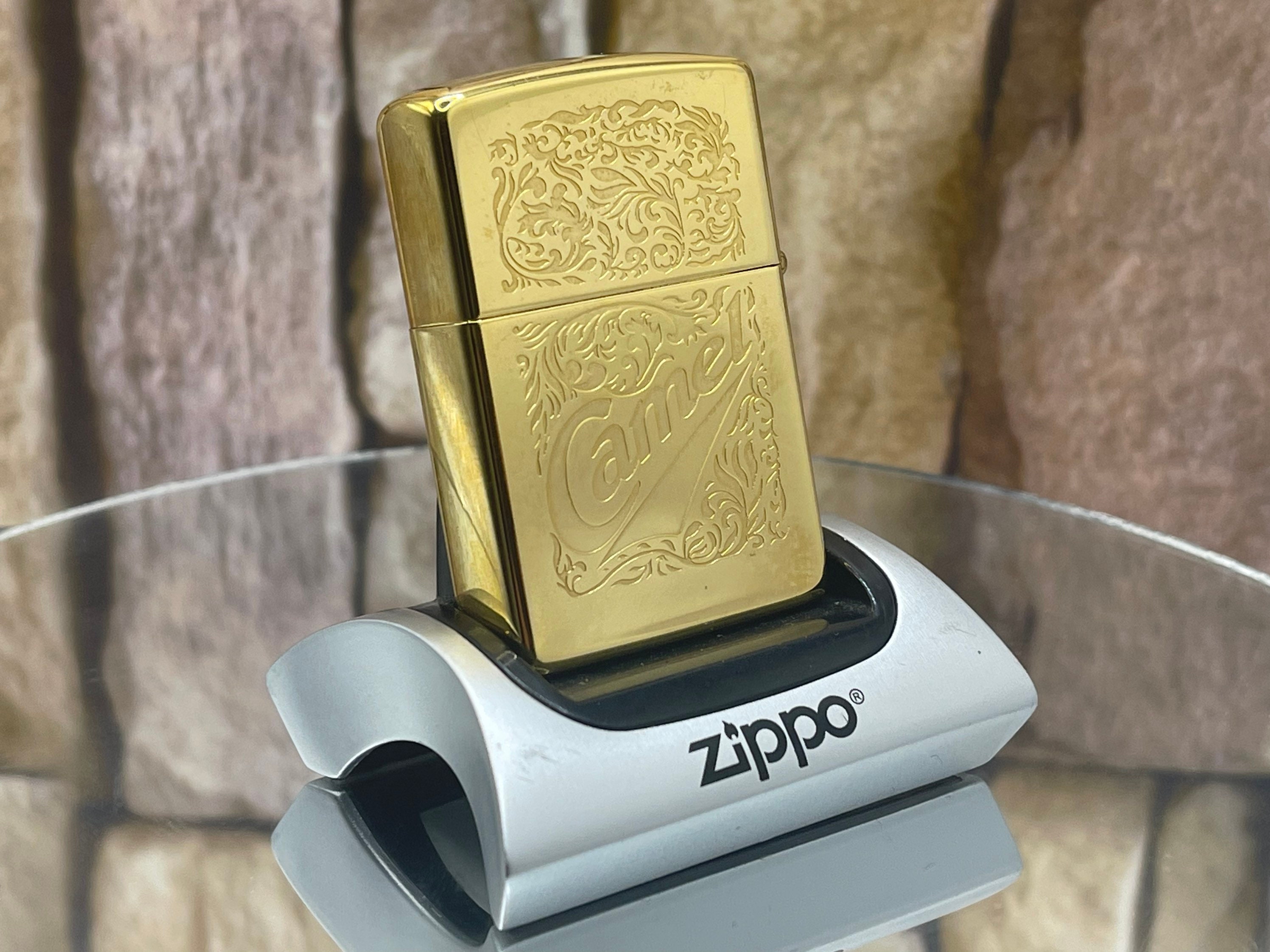 1995 Zippo Camel 22k Gold Dual Sided Vintage Lighter New & - Etsy