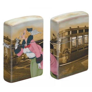 Zippo Windy Girl Vintage Design Collectible Lighter New In Original Box