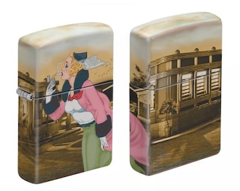 Zippo Windy Girl Vintage Design Collectible Lighter New In Original Box