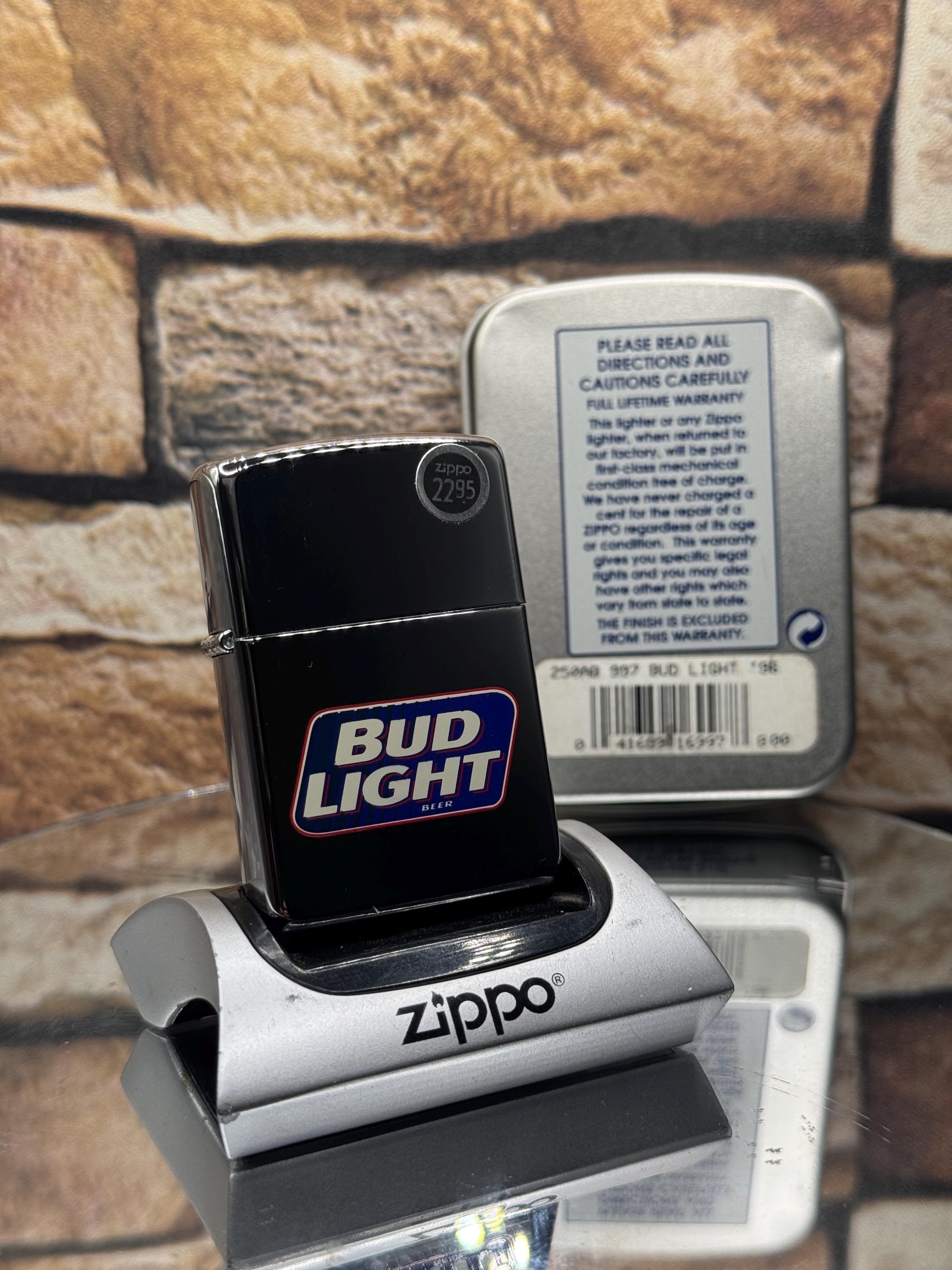 1996 Zippo Bud Light Beer New in Box Excellent - Unfired - Etsy