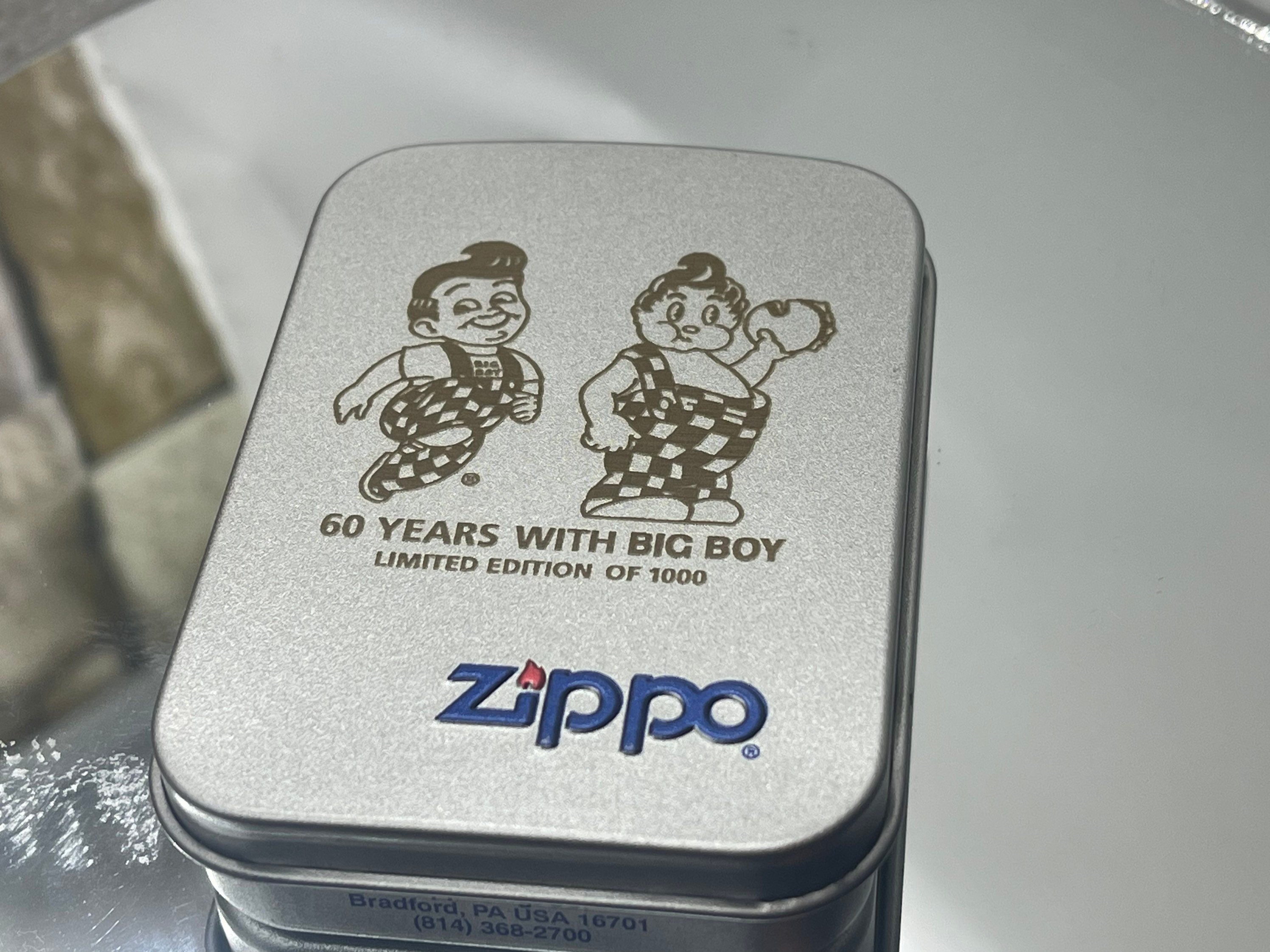 1995年 Zippo ビッグボーイ 60周年記念限定版 1000個限定生産 - Etsy 日本