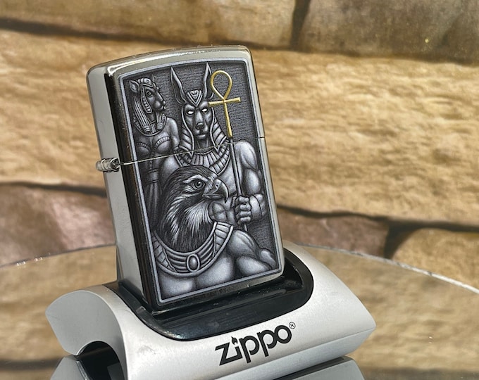 Zippo Egyptian God of War Lighter New in Box Etsy