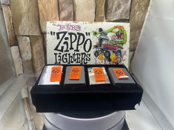 1997 Zippo ED Big Daddy Roth Smoke King Complete Mint Set 1997 Zippo ED Big Daddy Roth Smoke King Complete Mint Set