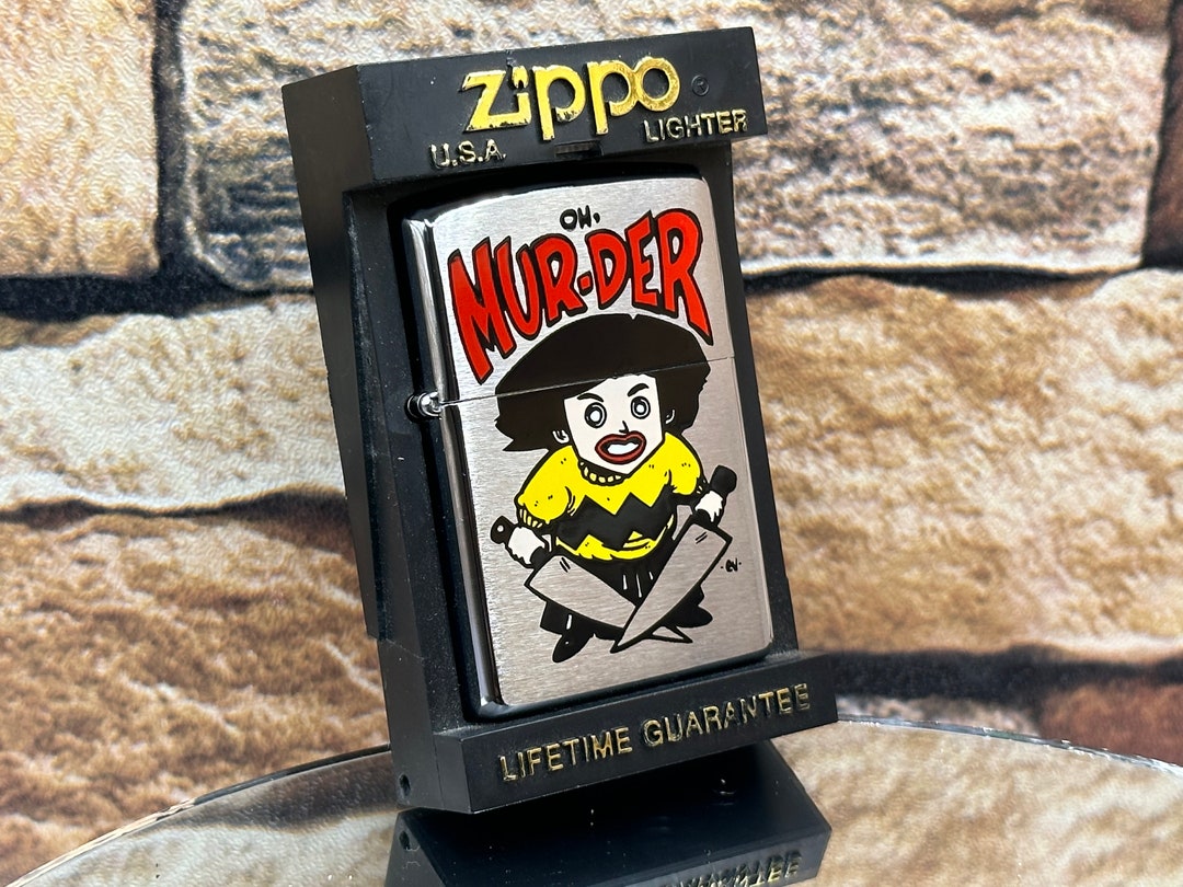 1997 Zippo Oh Murder Evan Dorkin Flame Rite Smoke Kings New & Unfired ...