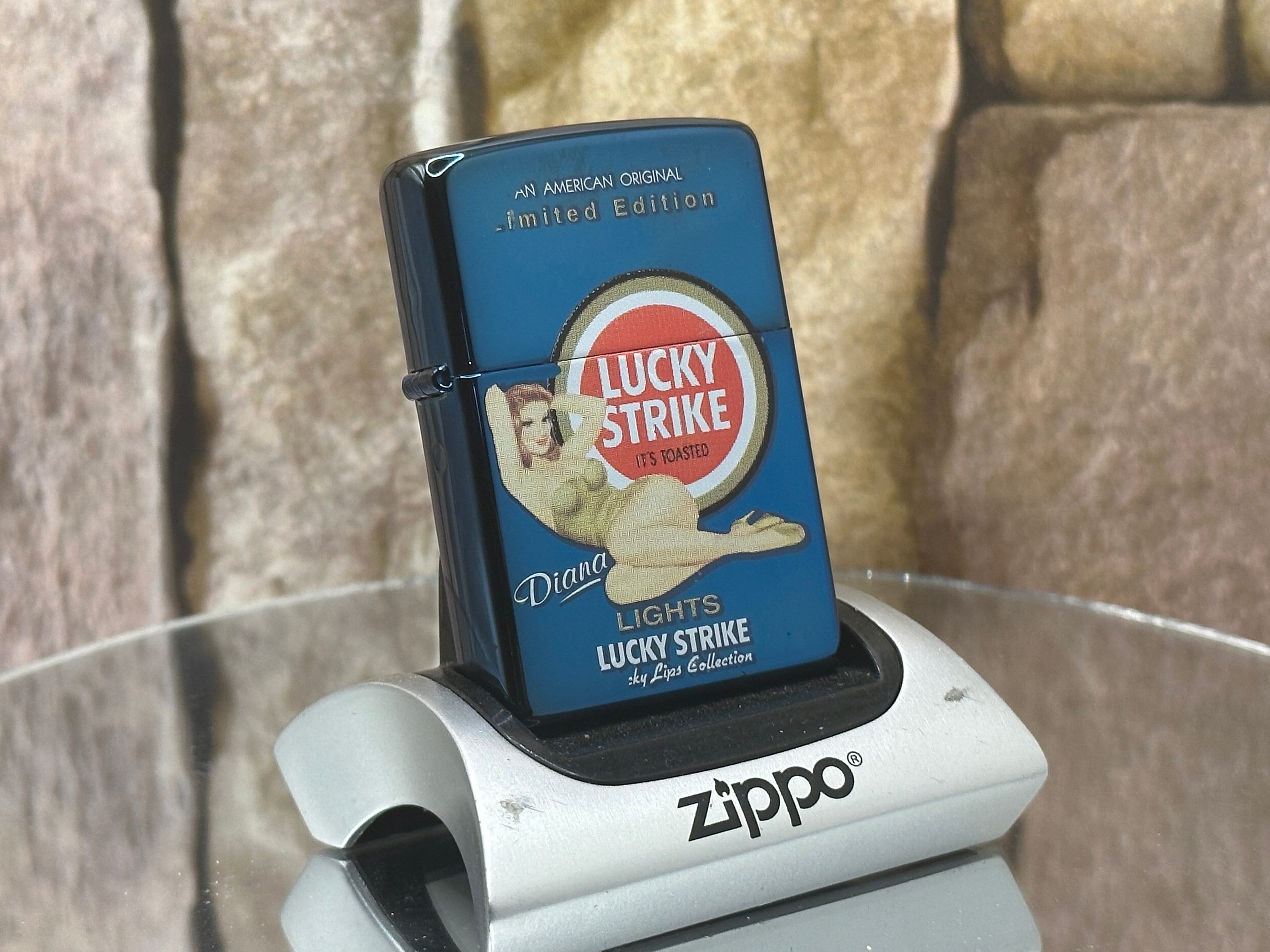 2007 Zippo Lucky Strike Dual Sided Limited Edition Lucky Lips