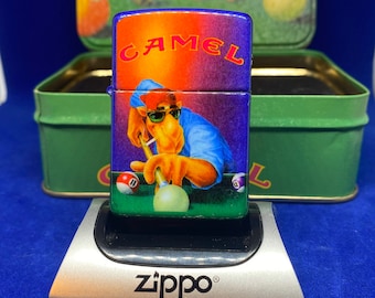 1993 Zippo Joe Camel Pool - Collector's Edition w/ Tin - RJR Tobacco Company