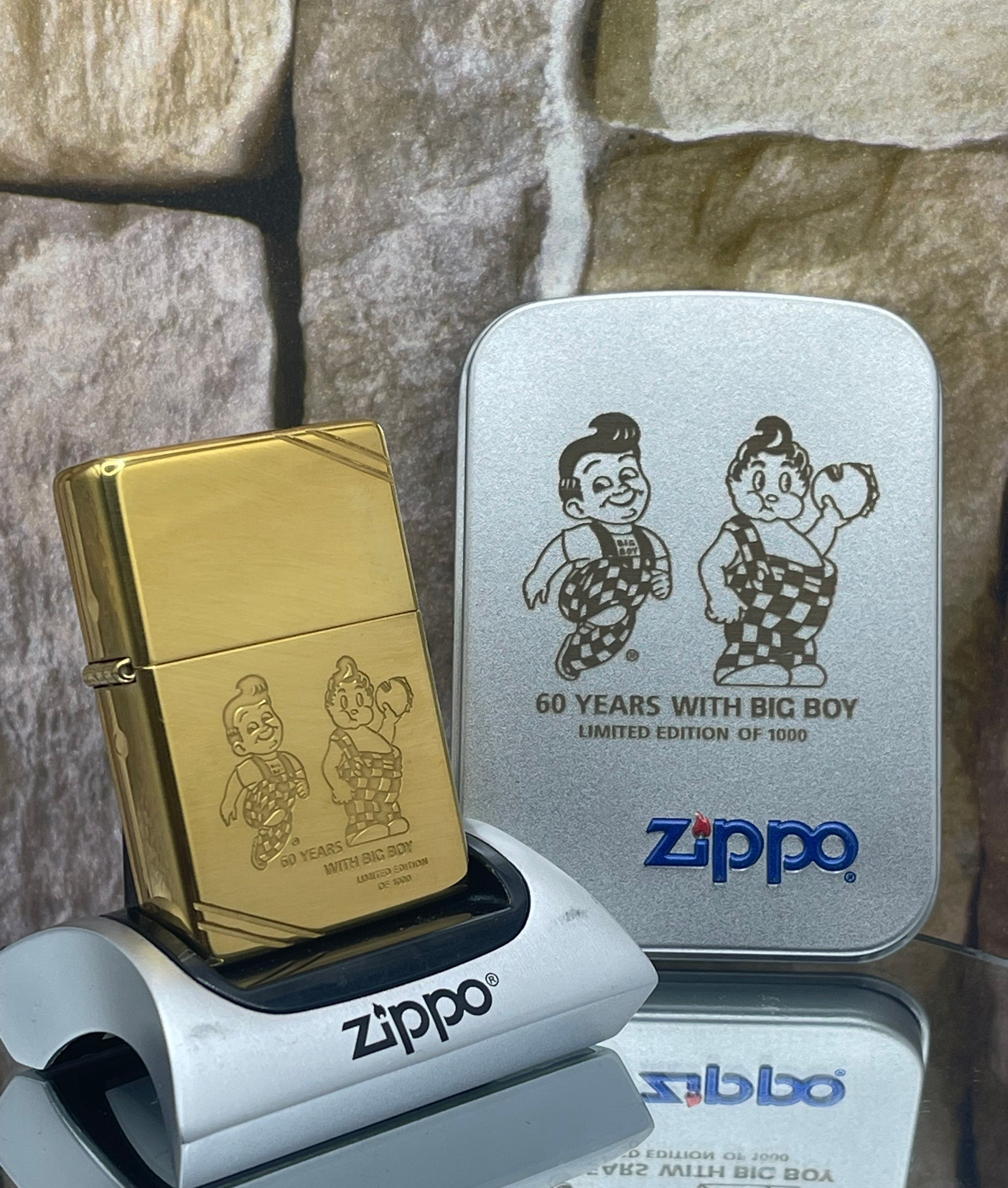 1995 Zippo 60 Years With Big Boy Limited Edition Only 1000 - Etsy