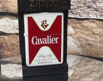 Vintage 2000 Zippo Cavalier Cigarettes Ultra Rare New In Box By R.J Reynolds Tobacco Company