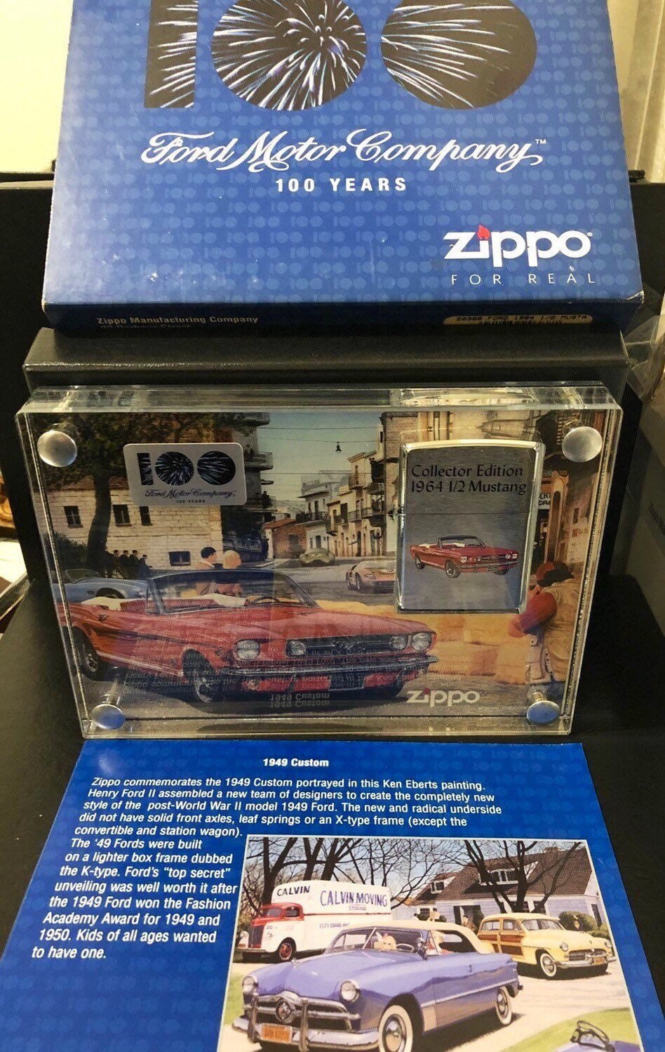 zippo Ford 100 周年記念 1964 Mustang 未使用 2個セット zippo Ford 100 周年記念 1964 Mustang 未使用 2個セット