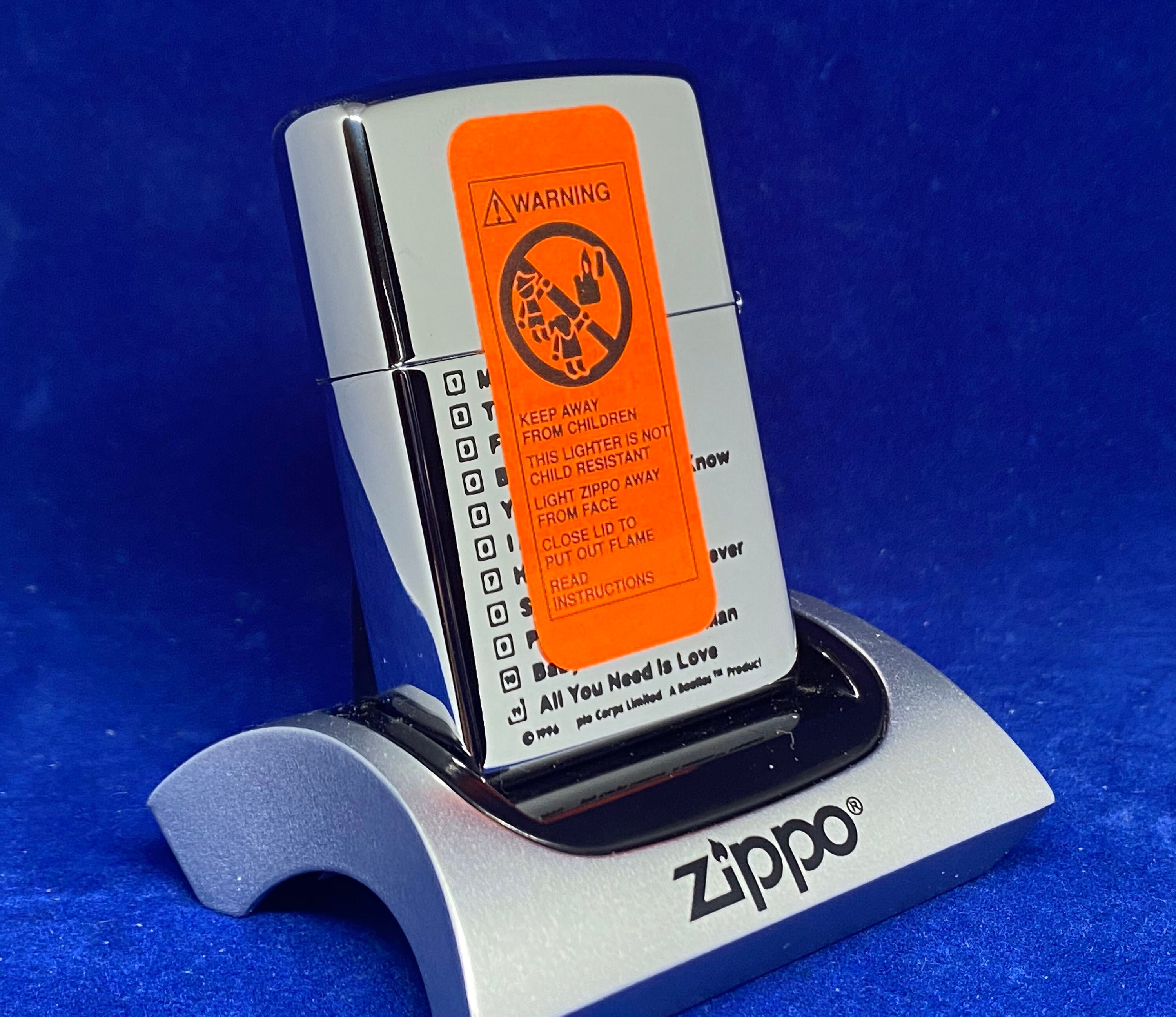 1997 Zippo Beatles Magical Mystery Tour Mint Unfired Vintage Rare