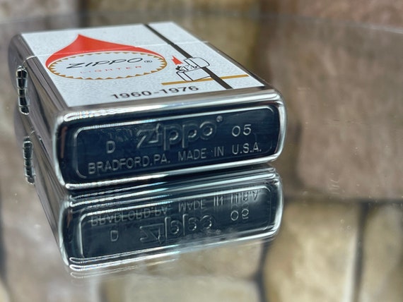 Zippo Vintage 1960-1976 Logo Design New & Unfired Made in