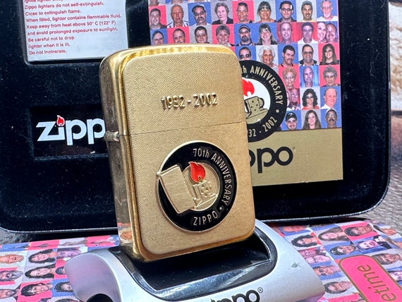 Zippo 2002 COTY: 70th Anniversary 1932-2002 Friends for A - Etsy