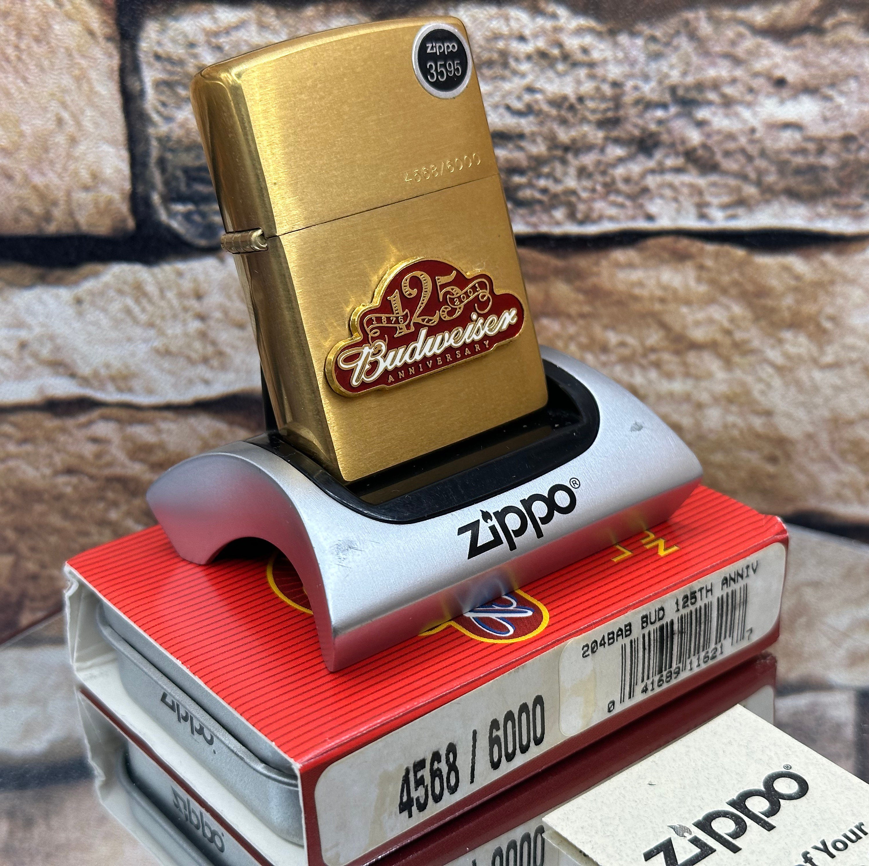 ZIPPO バドワイザー 125周年記念限定版 4568 / 6000 新品箱入り