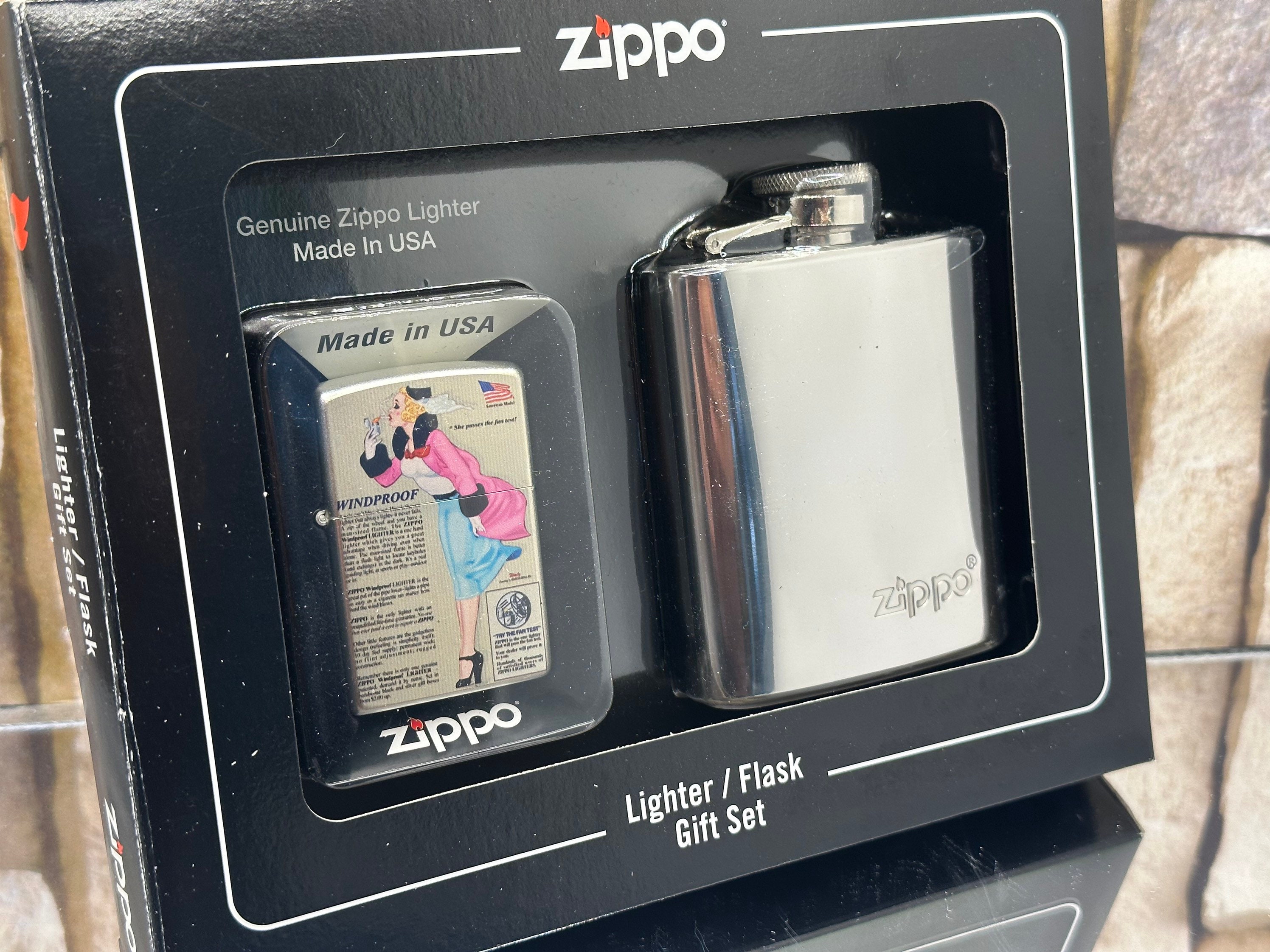 Zippo Windy Girl Gift Set Ultra Rare New & Unfired - Etsy Denmark