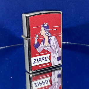 Zippo Windy Girl Vintage Design Collectible Lighter New In Original Box