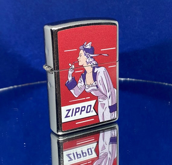 Zippo Windy Girl Vintage Design Collectible Lighter New in