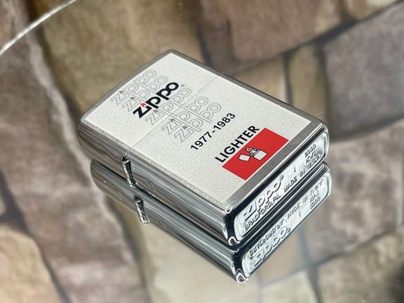 Zippo Vintage 1977-1983 Logo Lighter Dated XV1 New & Unfired