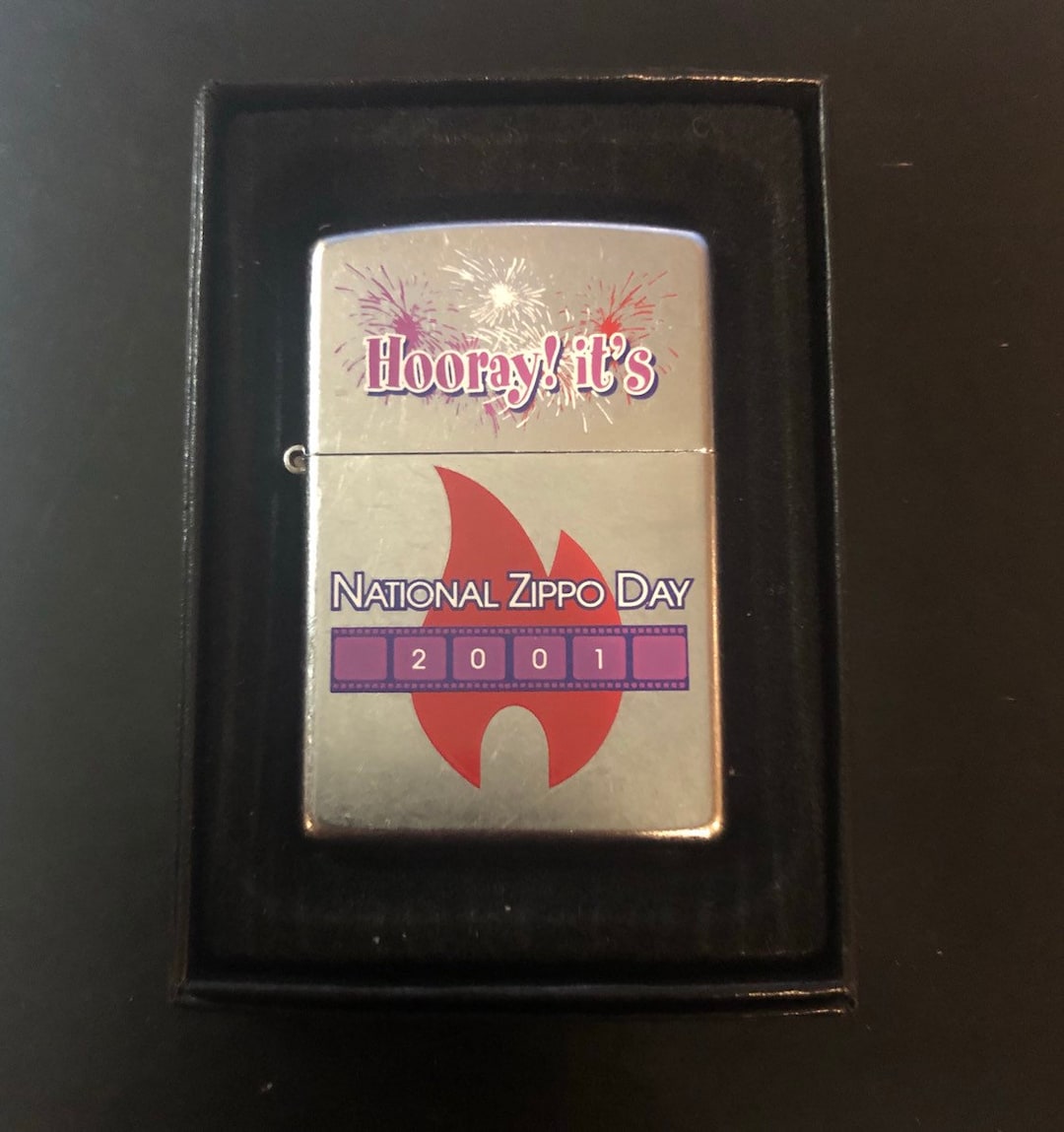 2001 National Zippo Day Cigarette Lighter New & Unfired - Etsy