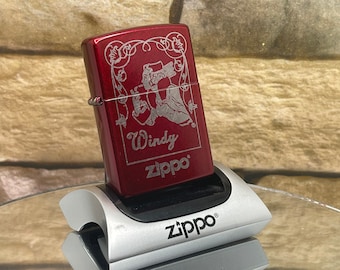 Zippo Windy Varga Girl Candy Apple Red New In Box 2022 New Model