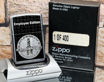 Zippo American Refining Group 1 of 400 Made Aniversary Employee Edition Rare New In Box