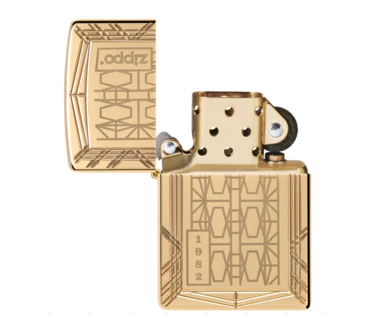 Zippo Lighter 40th Anniversary Brass. Limited Edition Only
