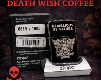 Zippo Death Wish Coffee Limited Edition 619 / 1000 Made NEW
