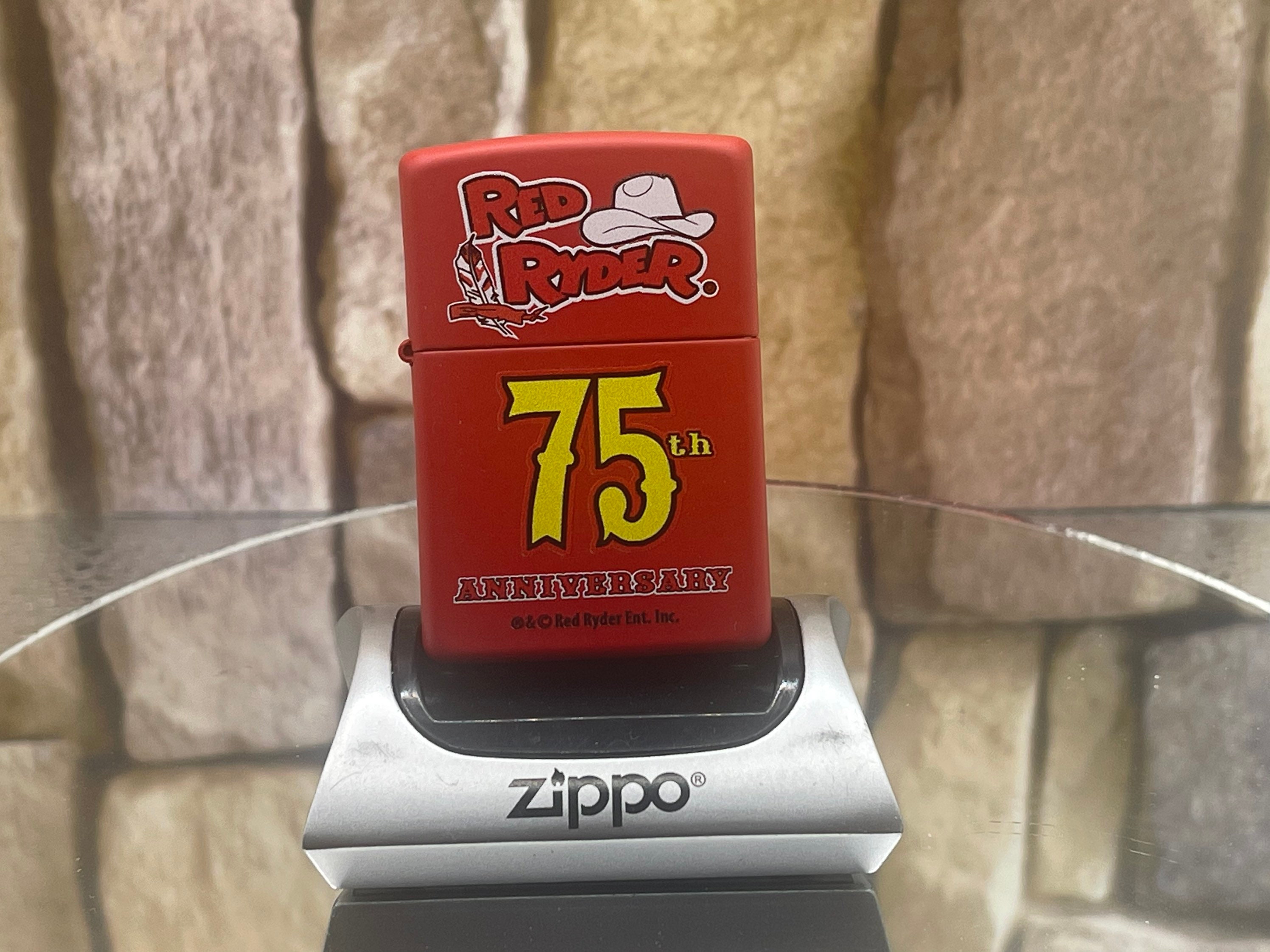 Zippo Red Ryder 75th Anniversary Limited Edition Lighter Ultra