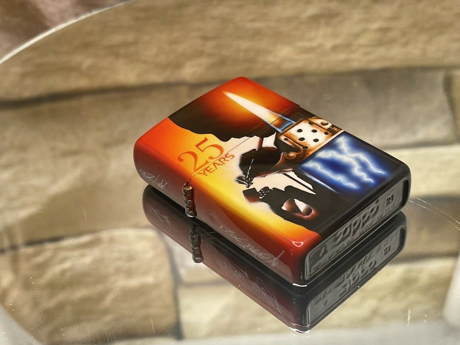 Zippo Mazzi Limited Edition 25th Anniversary Airbrush 77 of 250 