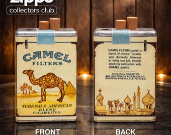 Vintage Camel Pleasure to Burn Exotic Blends in Wooden Collectors
