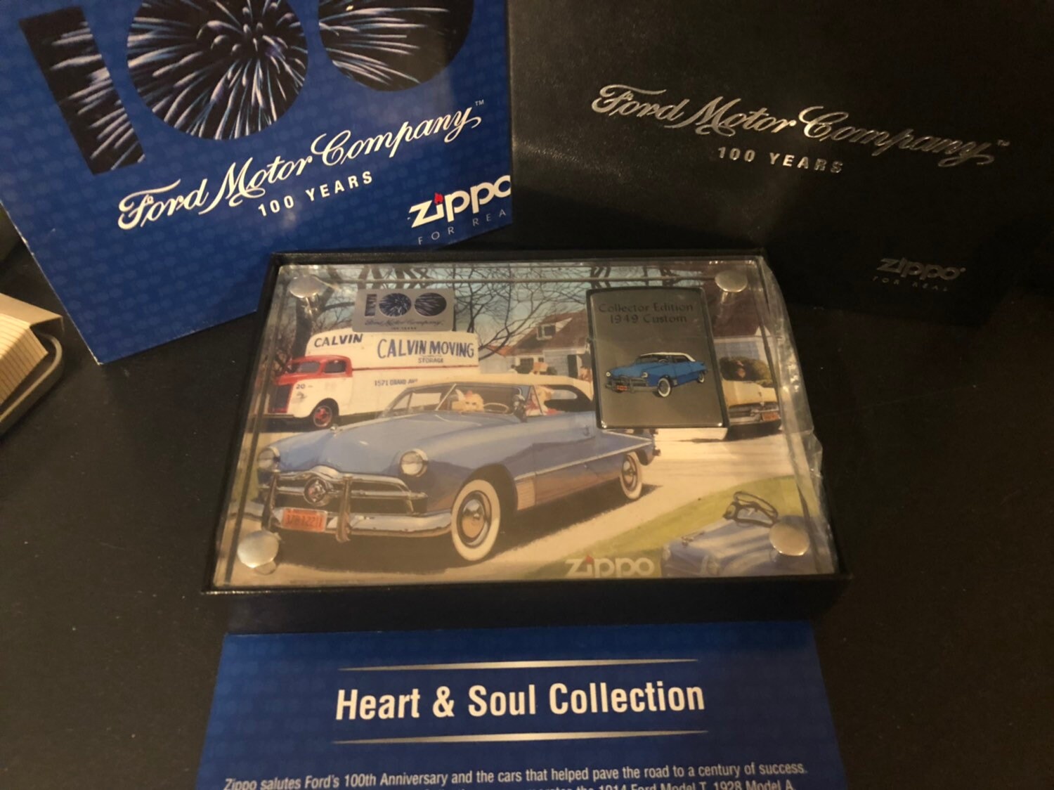 ZIPPO  フォード 100周年  FORD MOTER COMPANY 100 YEARS　パネル付き  ライター (セ) Zippo Lighter - Ford Motor Company - 100 Years Centennial - 100th