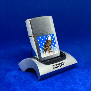 1995 Zippo Eagle Vintage Lighter Still New In Box Unfired !