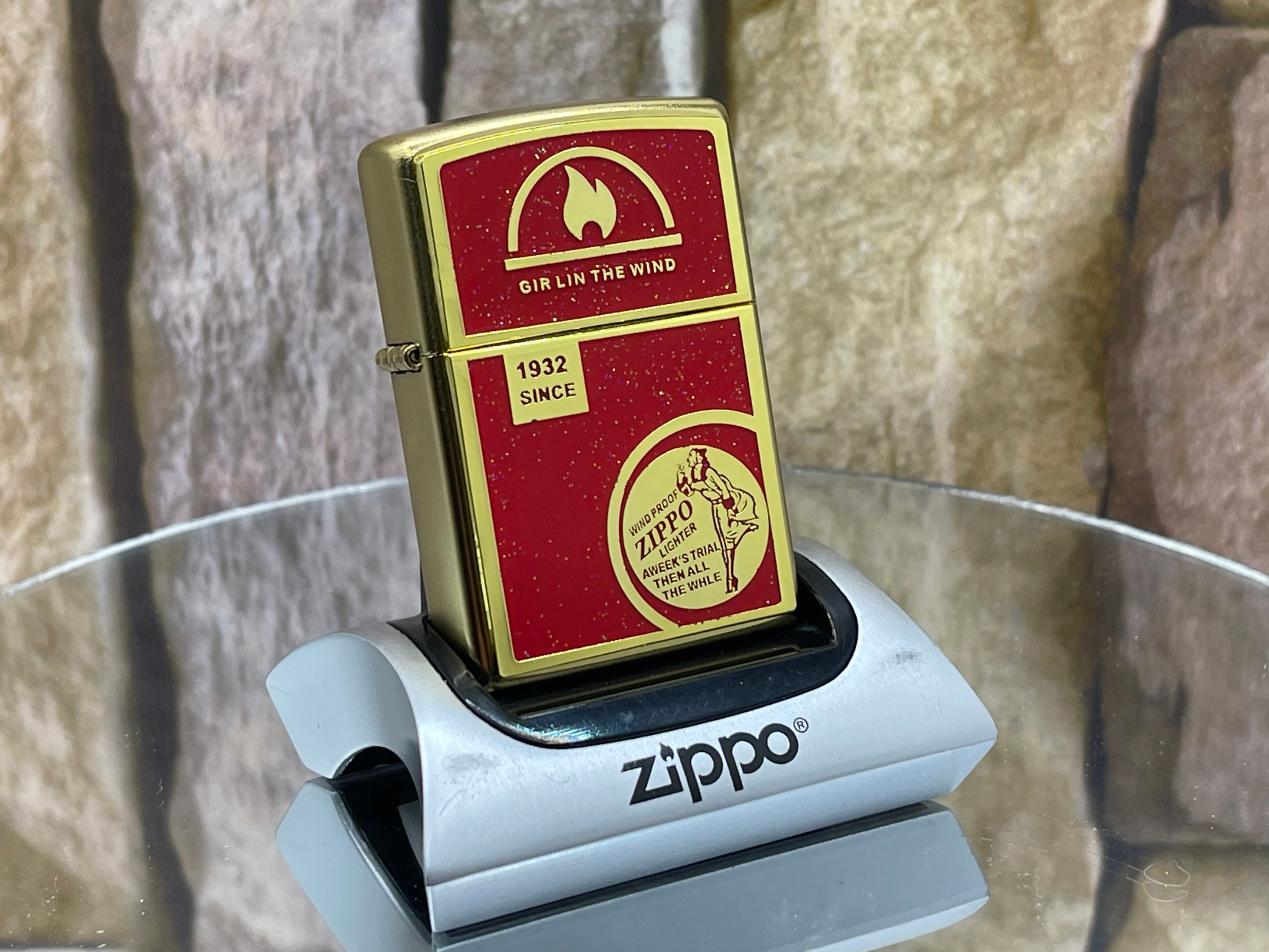 Zippo Brass Limited Edition Windy Girl Since 1932 New in Box