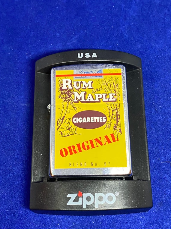 2001 Zippo Rum Maple Cigarettes New in Box