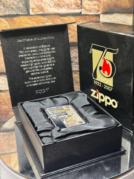 Zippo 75th Anniversary 1932-2007 in Collectors Box New Unified - Etsy