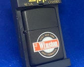 Zippo Winston Cigarettes ( Just Add Fire ) 1999 Vintage Lighter NEW Unfired