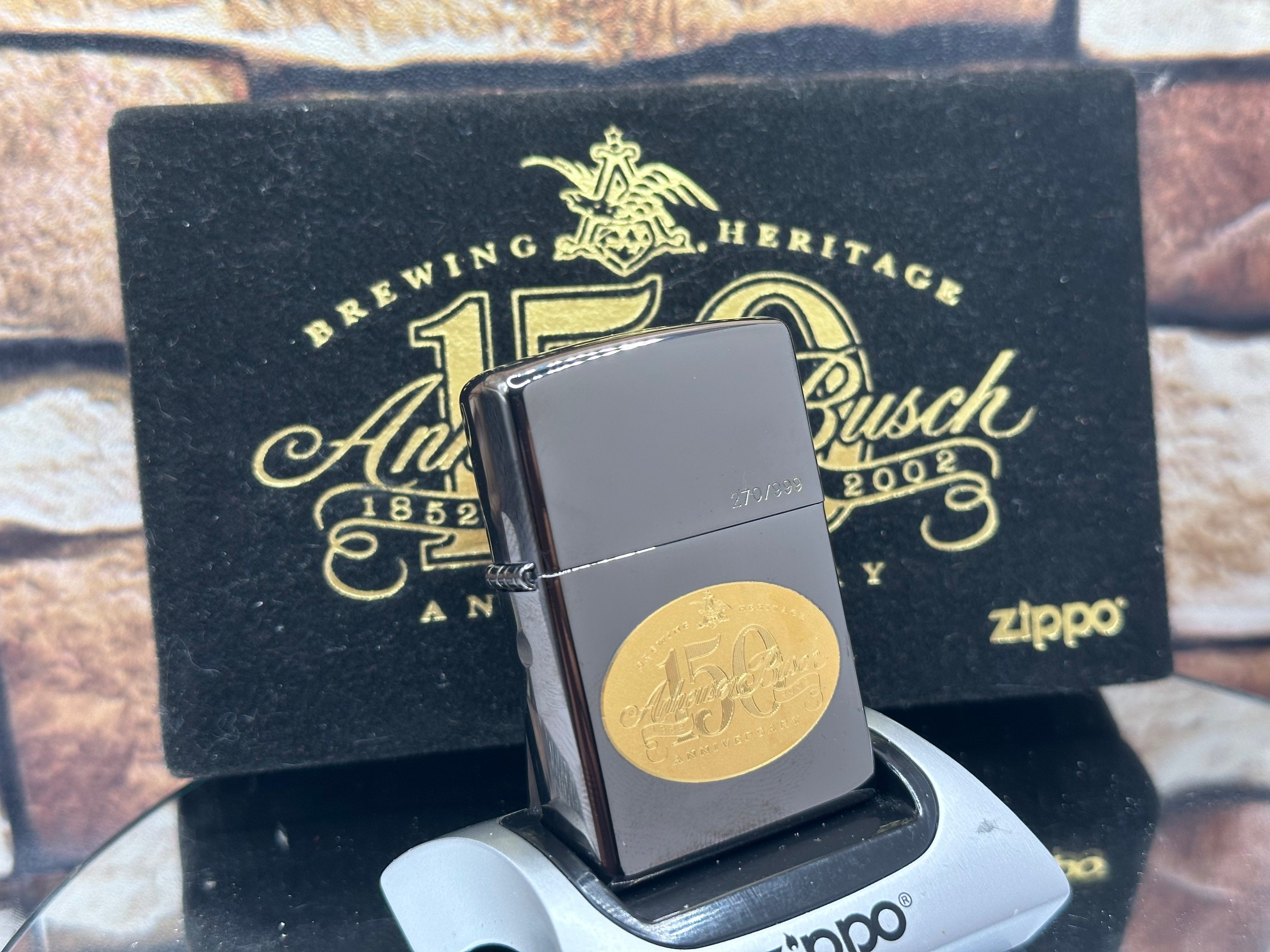 Zippo 150 Years Anheuser Bush 170 of 999 Limited Edition Unfired 