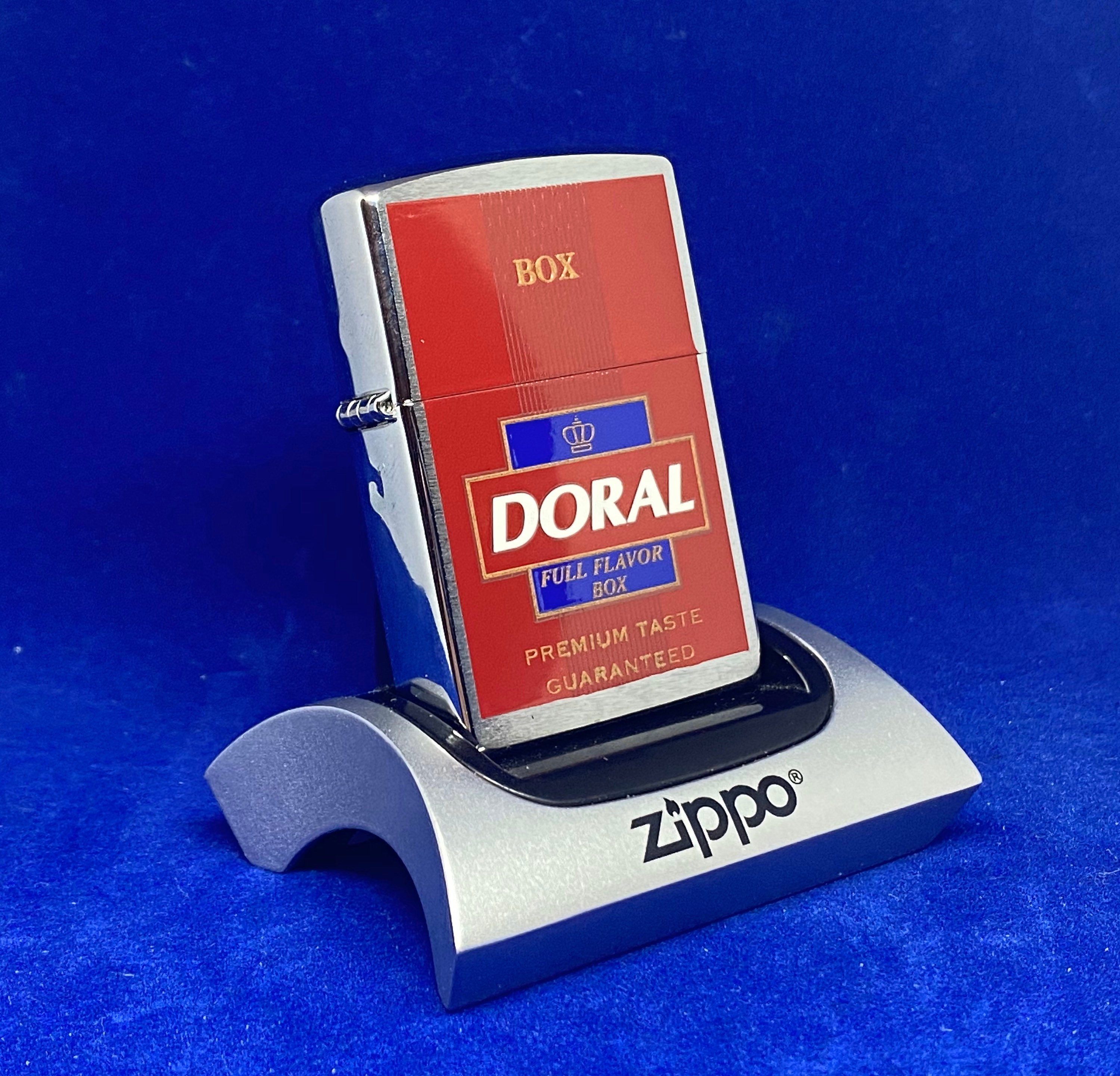 1998 Zippo Doral Cigarettes Lighter ( Full Flavor Box ) Red