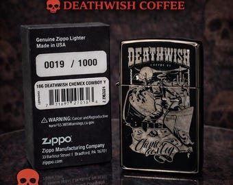 Zippo Death Wish Coffee Chemex Cowboy Limited Edition 019 / 1000 Made