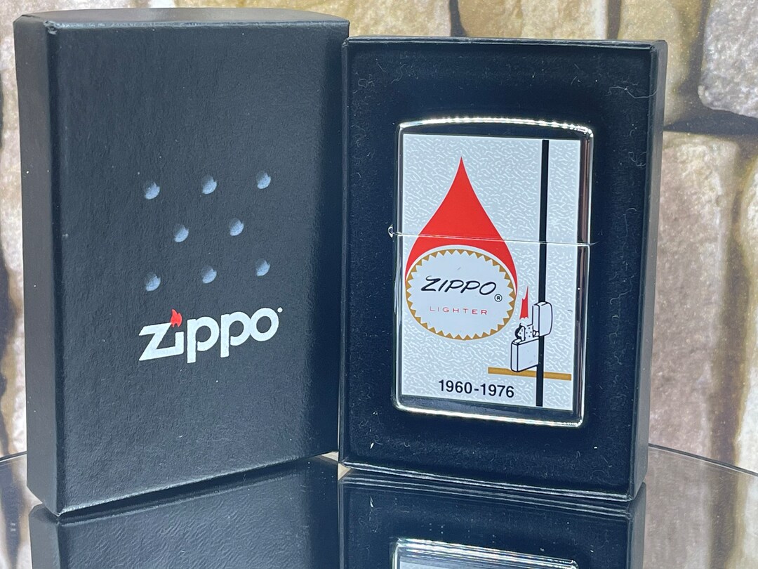 Zippo Vintage 1960-1976 Logo Design New & Unfired Made in