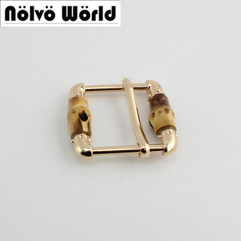 10-30-50pcs 33mm Nature Bamboo slider buckle bagsbelts adjust buckle pipe buckles