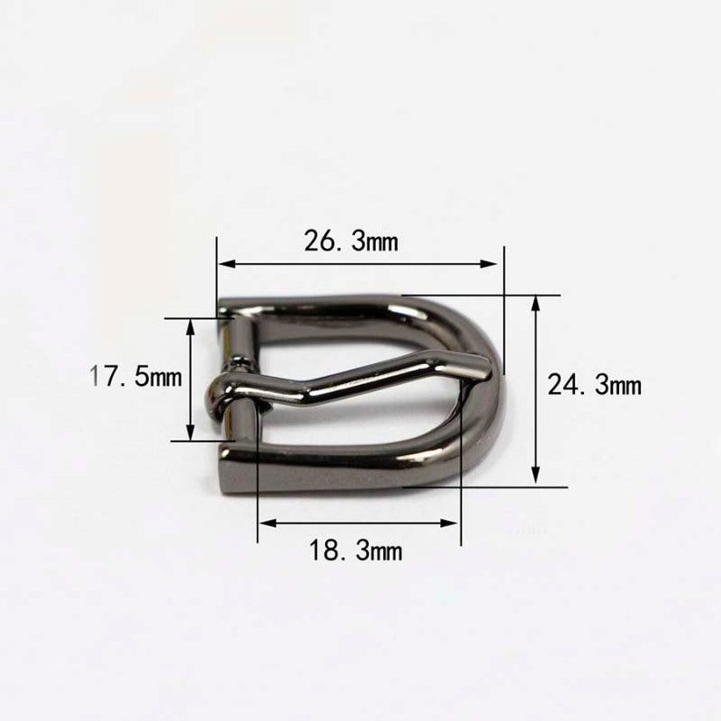 58 10-30-50pcs 5 Colors inner width 17.5mm half circular adjust pin buckle,alloy buckles for dog collars belt adjusted hardware