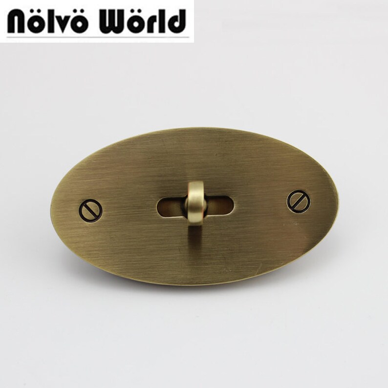 1-10-20pcs 5 colors 72*40mm Big turn lock standard for bolsas bag twist lock luggage closured locks