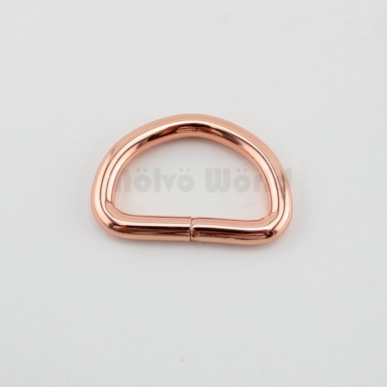 2-4-10 sets Rose Gold 3.2cm 1.2 Inch Swivel Clips matching 1.2 Inch welded D Ring