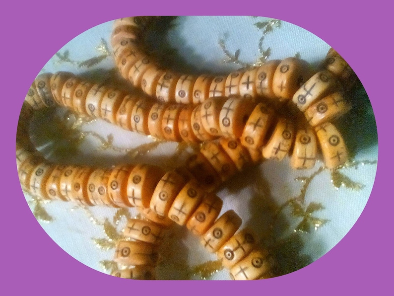Chinese cow spine necklace Genuine Bone Necklace Antique necklace unisex jewelry 1 of a kind over 100 years old