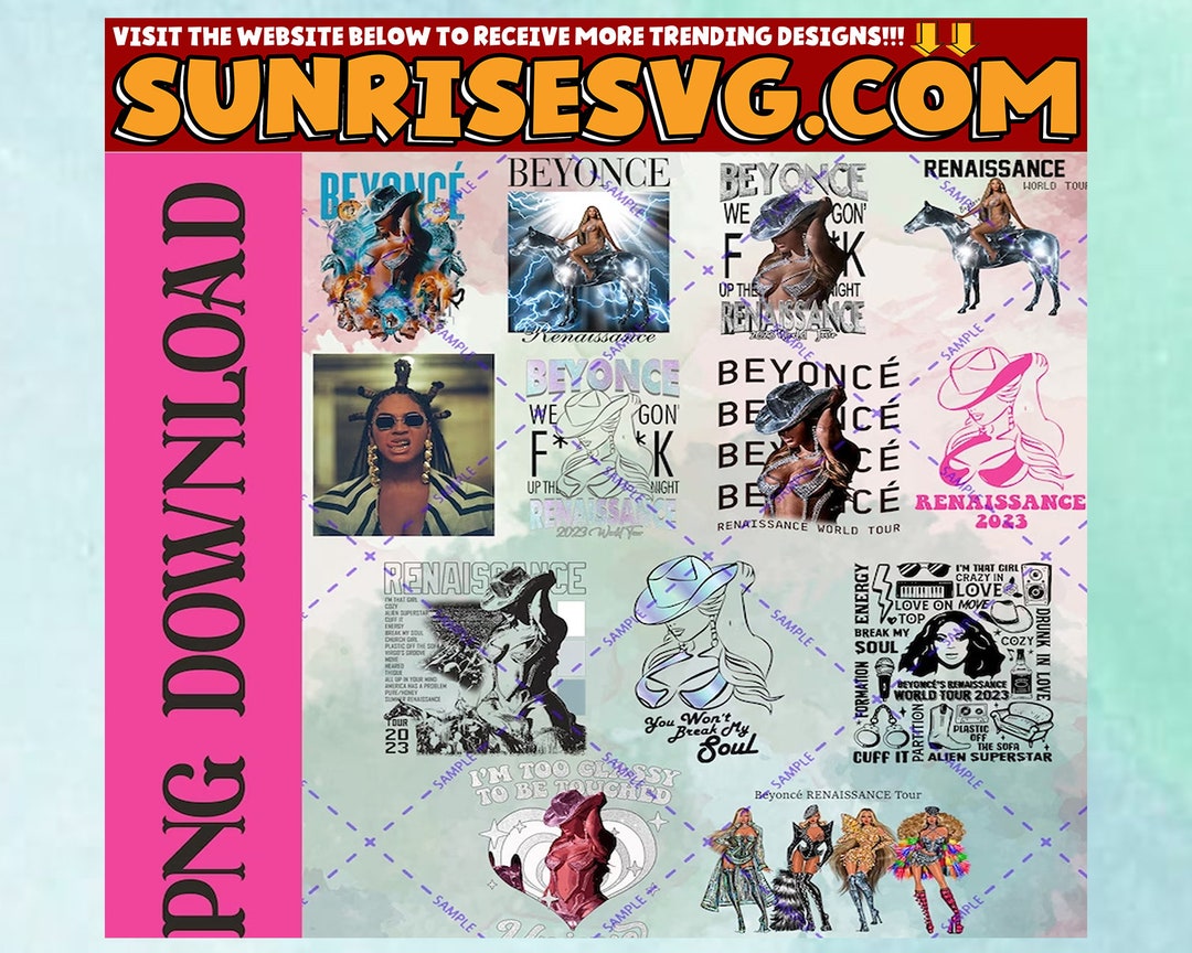 The Renaissance World Tour PNG Beyonce Tour Merch Beyoncé - Etsy