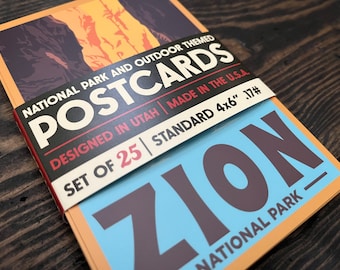 National Park Postcard Mixer Pack | Your choice of 25 postcards