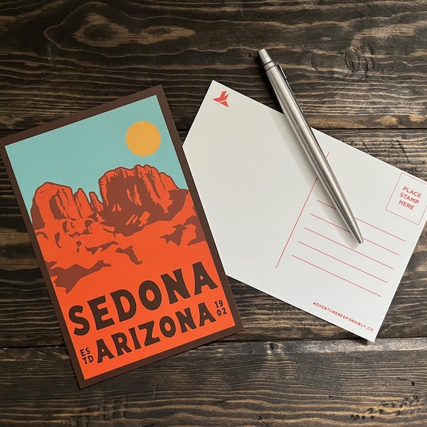 Sedona Arizona Postcard