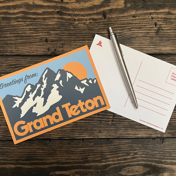 Greetings From Grand Teton Postcard | Grand Teton National Park