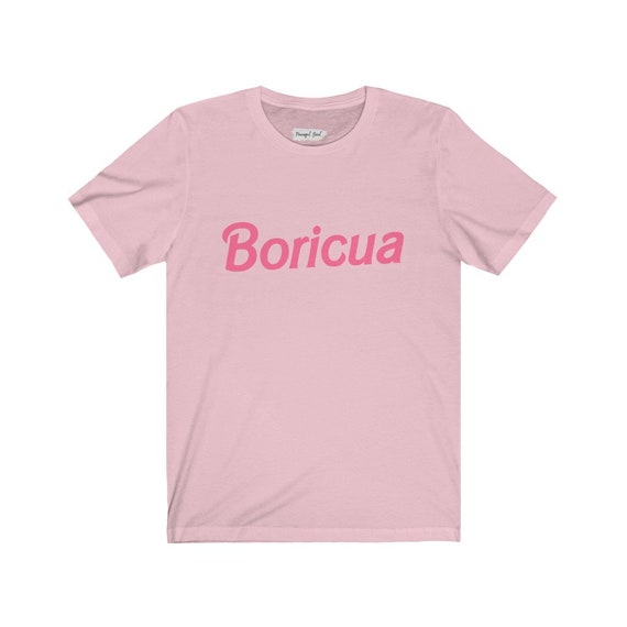 Pink Boricua Barbie Logo Tee - Etsy 